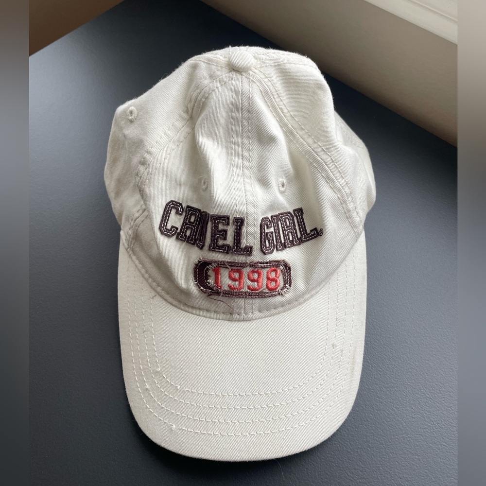 Cruel Girl Embroidered Design Adjustable Ball Cap